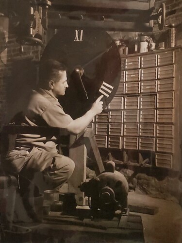 Ralph Keeler In Basement Workshop