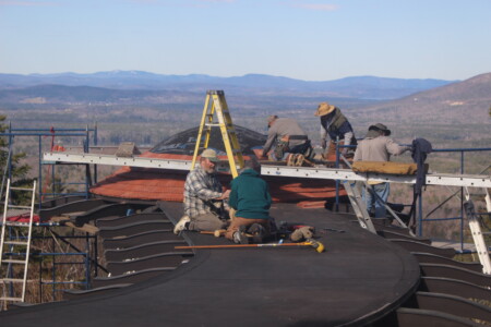 36 Pergola Roof Steve And Sue Prepping Squirrel Finial 4 9 2024