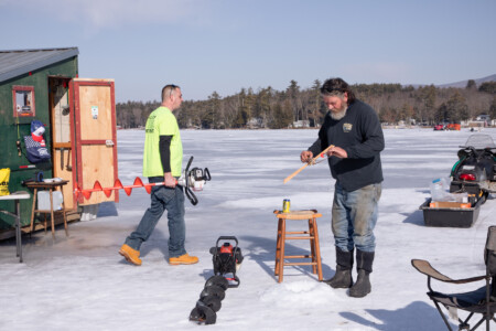 Icefishing Winnipesaukee 7