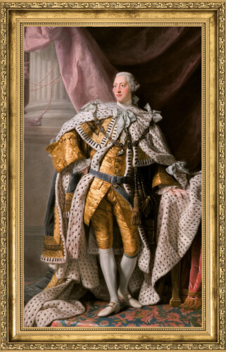 King George Iiiwith Picture Frame