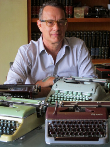 Tom Hanks With Typewriters