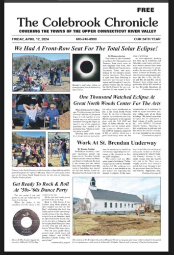 Colebrook Chronicle Solar Eclipse