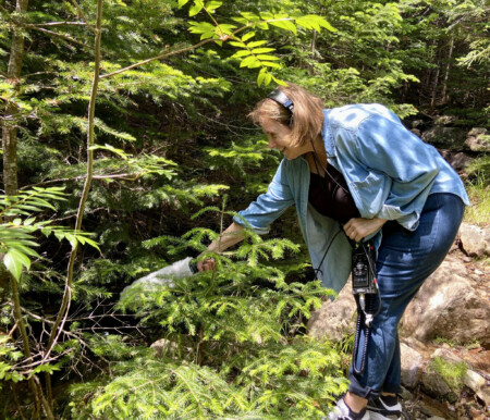 Jessica Hunt Recording Nature Sounds Emma Pollak