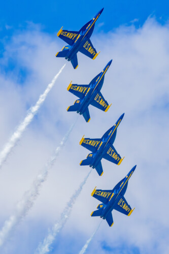 Blue Angels Vertical Climb Formation