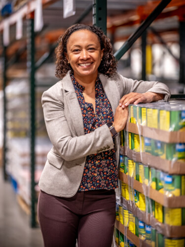 Food Bank Director Elsy Cipriani.