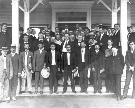 Japanese Delegation In 1905 Firefly Upscaler 2x Scale