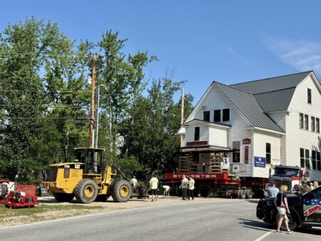Building Being Towed