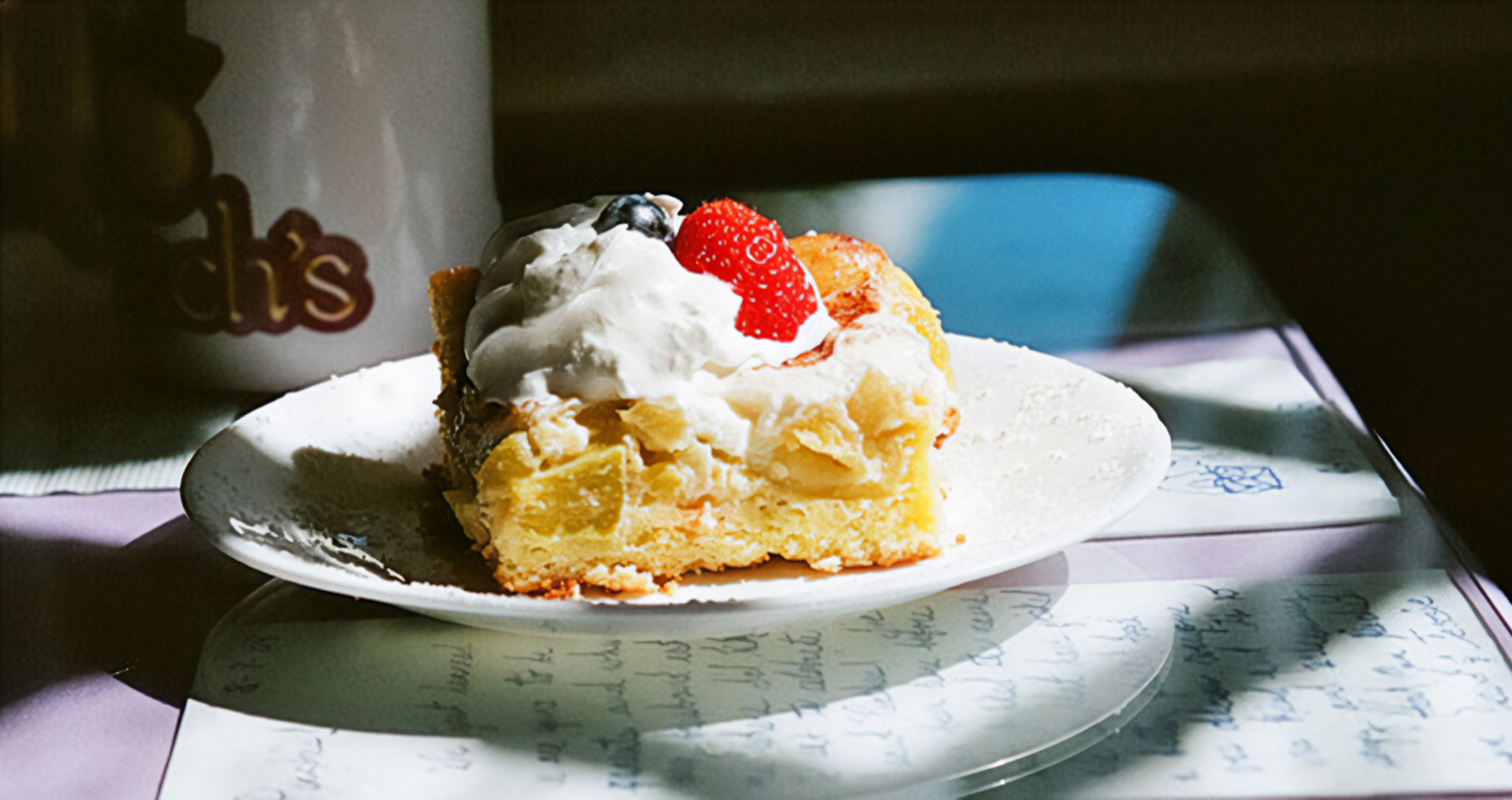 Peaches And Cream Coffee Cake Firefly Upscaler 2x Scale